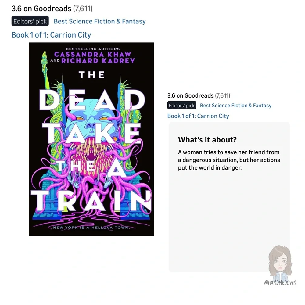 The Dead Take The A Train by Cassandra Khaw and Richard Kadrey